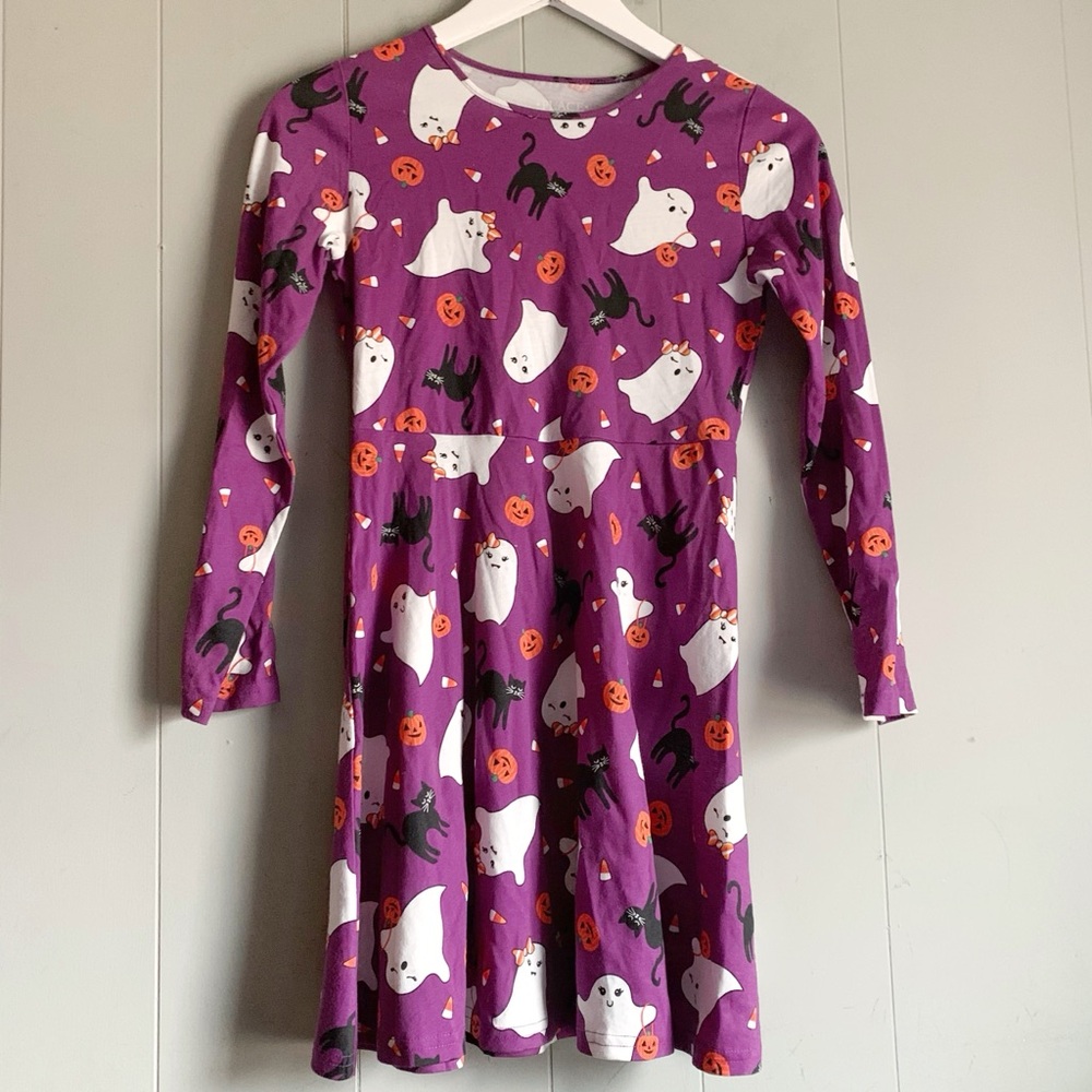 Children’s Place Halloween Printed Baby Doll Swing Dress Girls L or XL